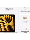 Apple MacBook Air M4 24GB 512GB SSD macOS 13" Taşınabilir Bilgisayar Yıldız Işığı MC6A4TU/A